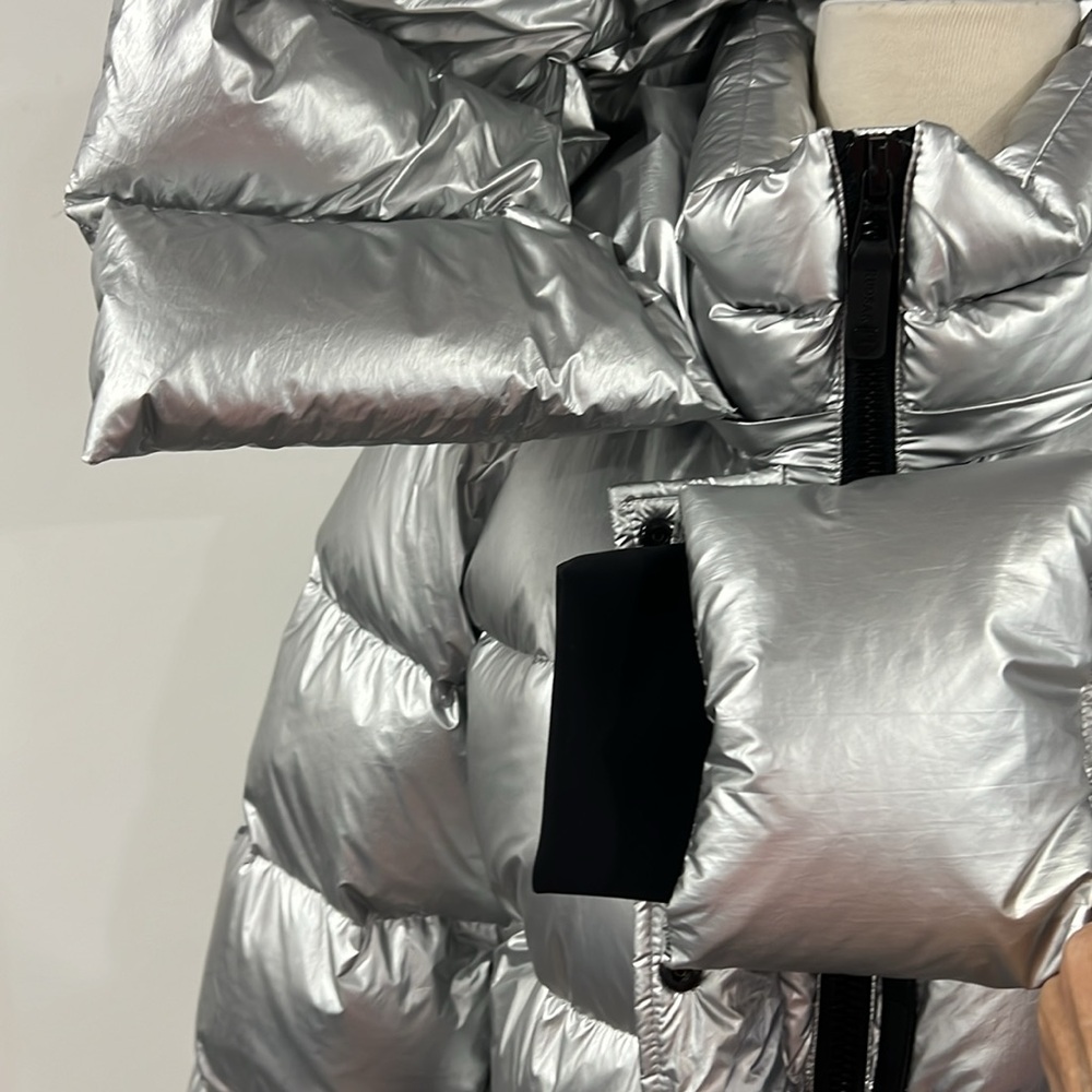 RUDSAK Shimmering Silver Puffer Coat - Picture 10 of 12